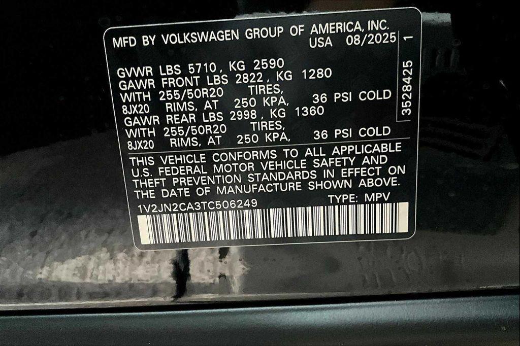 new 2026 Volkswagen Atlas car, priced at $47,131