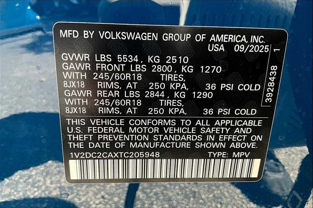 new 2026 Volkswagen Atlas Cross Sport car, priced at $39,430