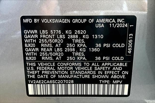 new 2025 Volkswagen Atlas Cross Sport car, priced at $49,808