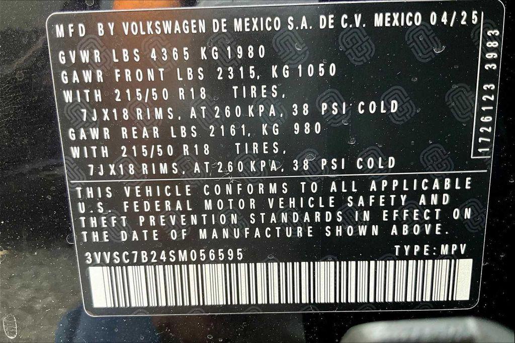 new 2025 Volkswagen Taos car, priced at $29,686