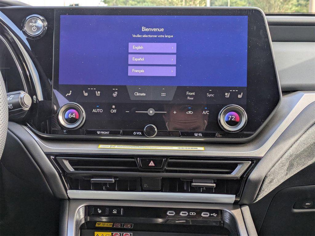 new 2025 Lexus TX 500h car, priced at $74,495