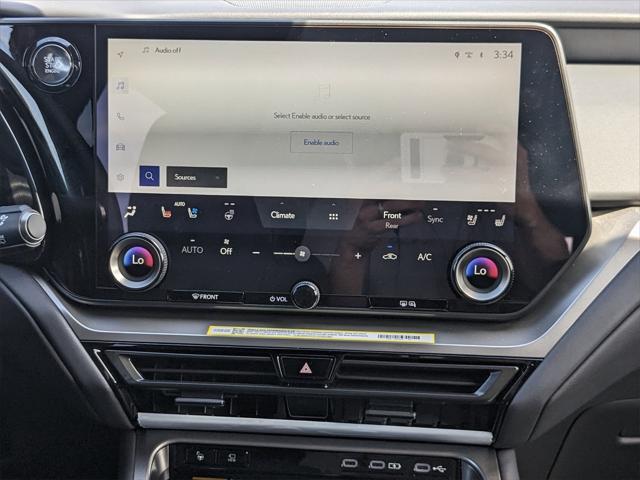 new 2025 Lexus TX 350 car, priced at $64,185