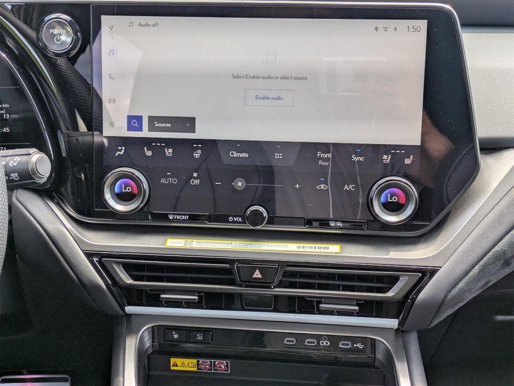 new 2025 Lexus TX 500h car, priced at $74,495