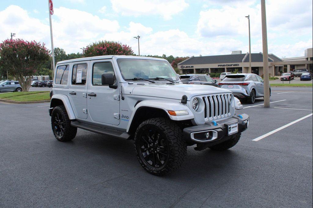 used 2022 Jeep Wrangler Unlimited 4xe car, priced at $33,995