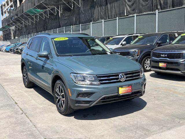 used 2021 Volkswagen Tiguan car, priced at $21,000