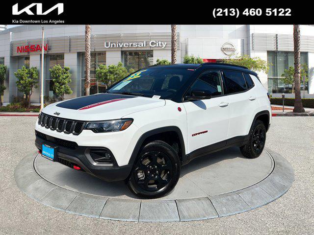 used 2023 Jeep Compass car, priced at $23,500