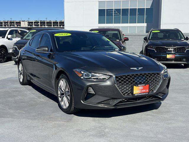 used 2021 Genesis G70 car, priced at $23,000