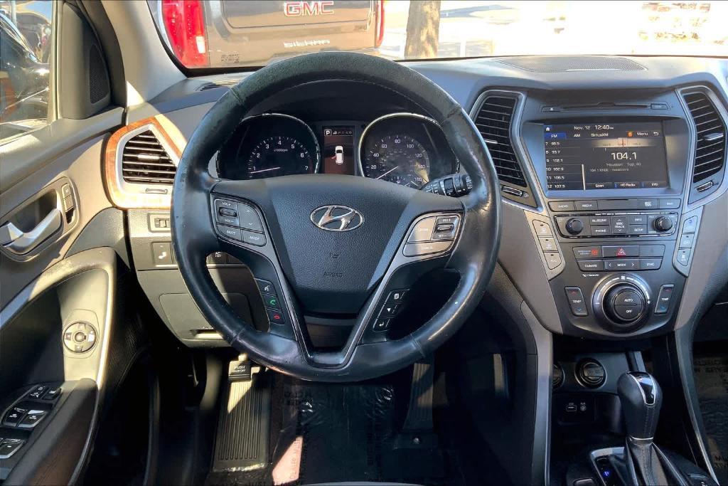 used 2017 Hyundai Santa Fe car, priced at $17,180