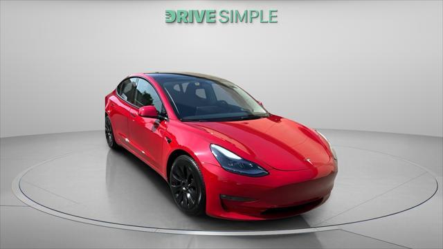 used 2023 Tesla Model 3 car, priced at $24,982