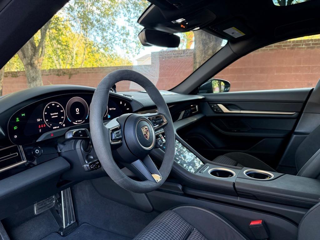 used 2025 Porsche Taycan car, priced at $117,881