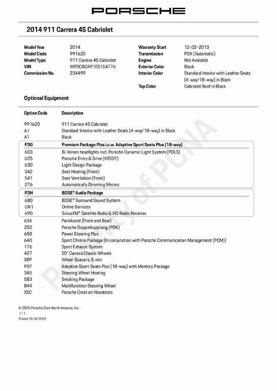 used 2014 Porsche 911 car, priced at $87,436