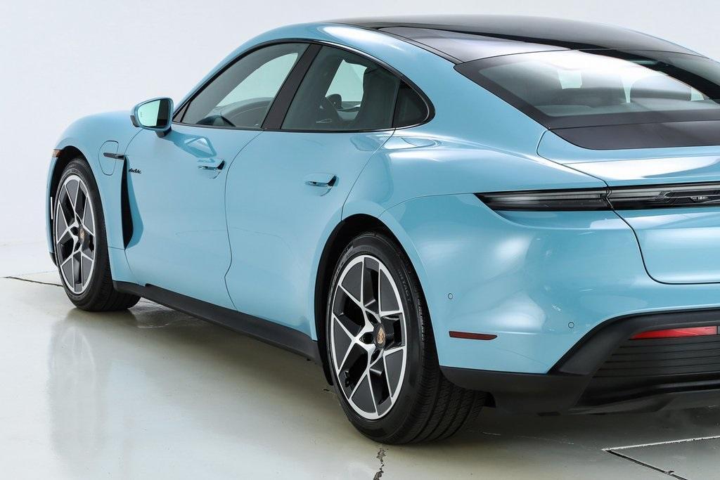 used 2025 Porsche Taycan car, priced at $119,576