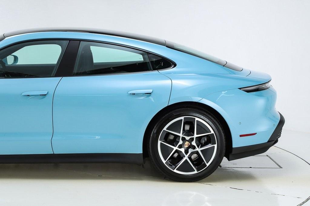 used 2025 Porsche Taycan car, priced at $119,576