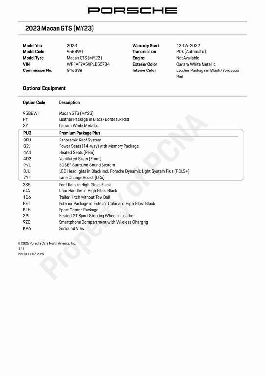 used 2023 Porsche Macan car, priced at $81,481