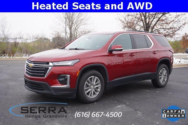 used 2022 Chevrolet Traverse car, priced at $28,990