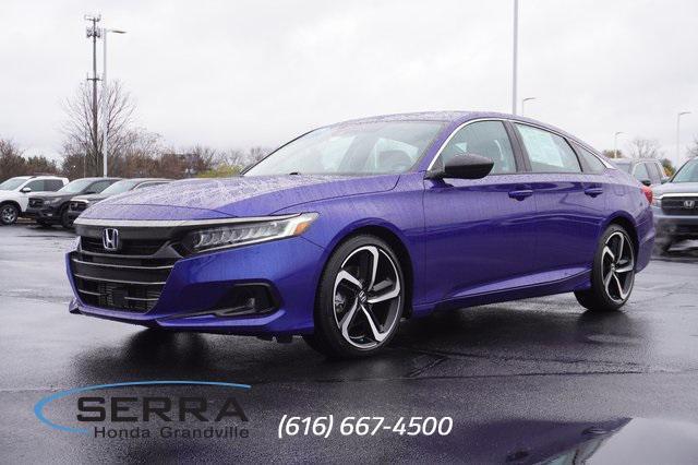 used 2021 Honda Accord car, priced at $23,990