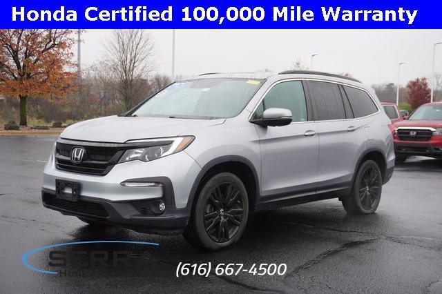 used 2021 Honda Pilot car, priced at $29,200