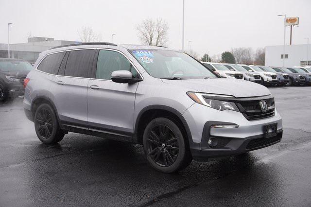 used 2021 Honda Pilot car, priced at $29,200