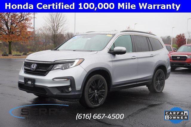 used 2021 Honda Pilot car, priced at $27,990