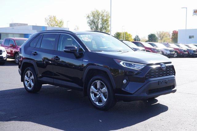 used 2021 Toyota RAV4 Hybrid car, priced at $34,990