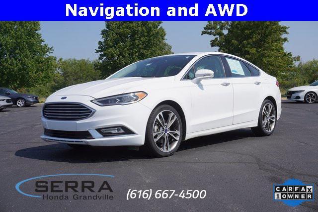 used 2017 Ford Fusion car, priced at $16,700