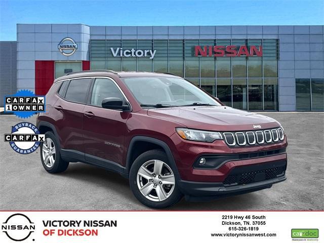 used 2022 Jeep Compass car, priced at $19,161