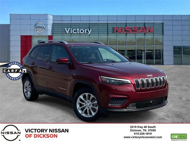 used 2021 Jeep Cherokee car, priced at $17,588