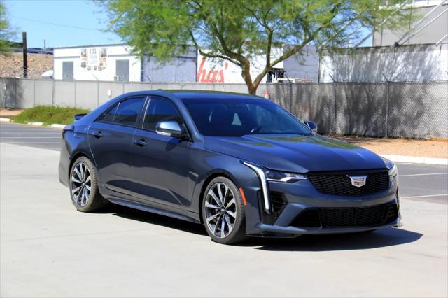 used 2022 Cadillac CT4-V car, priced at $41,900