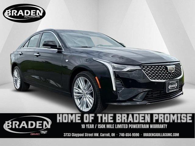 new 2025 Cadillac CT4 car, priced at $46,347