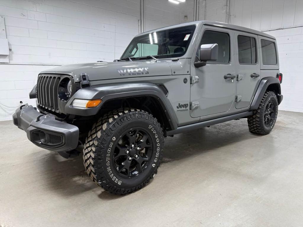 used 2022 Jeep Wrangler Unlimited car, priced at $34,985