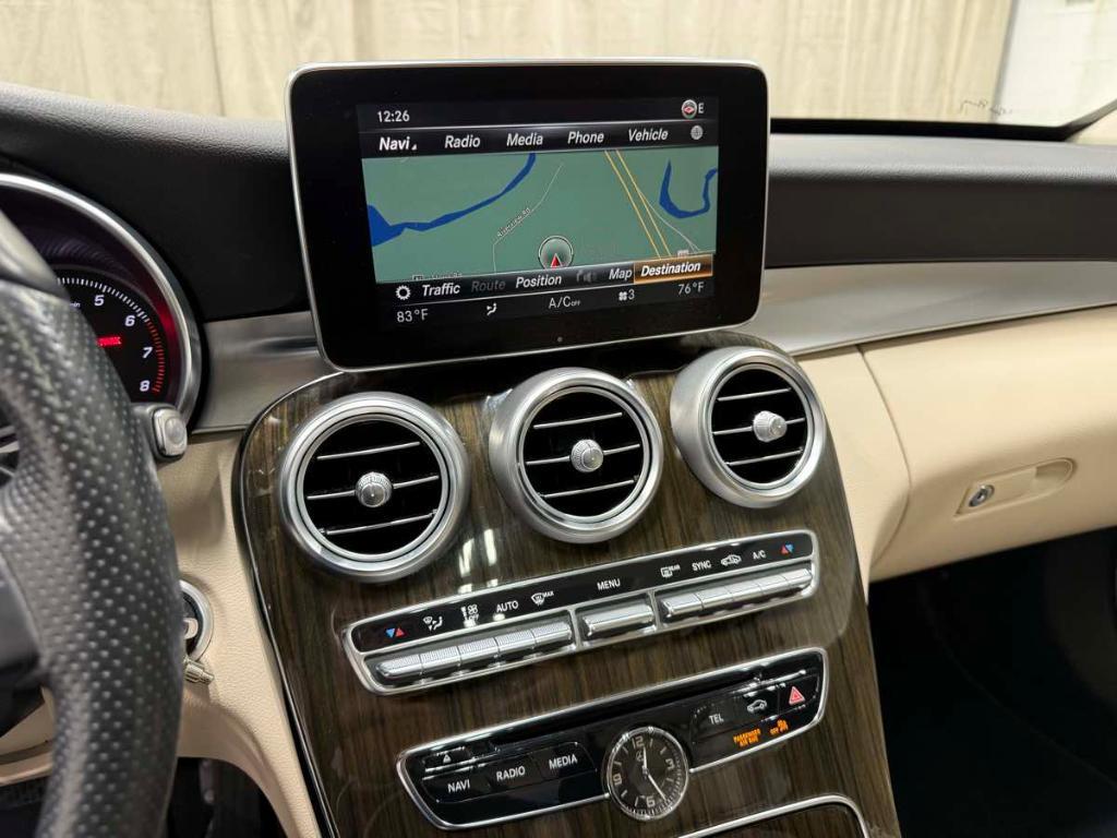 used 2018 Mercedes-Benz C-Class car, priced at $23,985