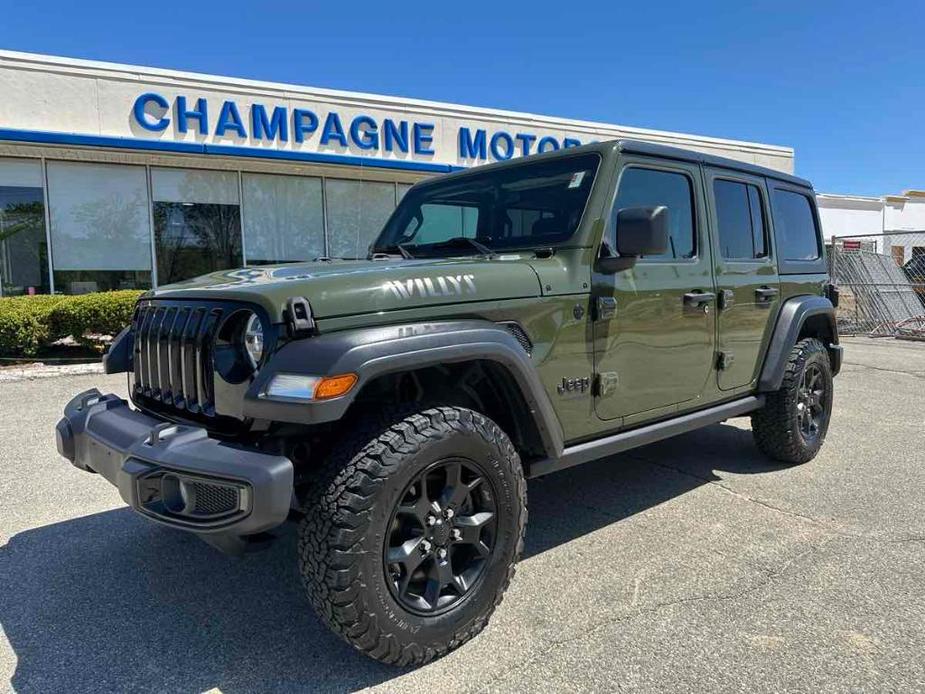 used 2021 Jeep Wrangler Unlimited car, priced at $34,985