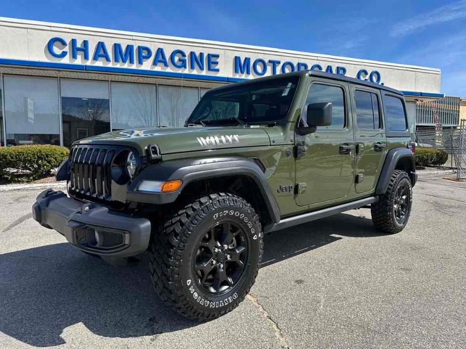 used 2022 Jeep Wrangler Unlimited car, priced at $37,785