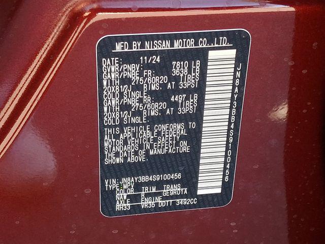 new 2025 Nissan Armada car, priced at $65,899