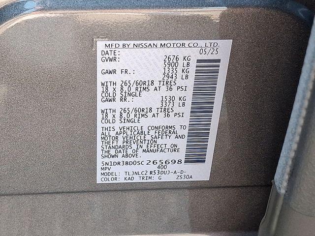 new 2025 Nissan Pathfinder car, priced at $43,715