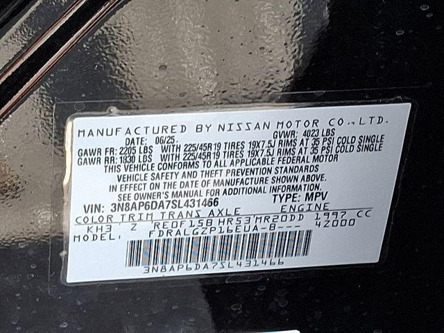 new 2025 Nissan Kicks car, priced at $25,296