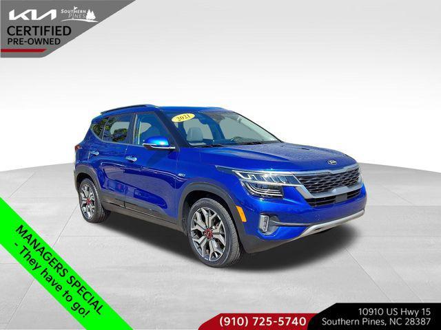 used 2021 Kia Seltos car, priced at $21,400