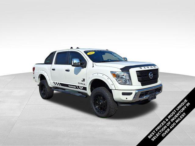 used 2021 Nissan Titan car, priced at $35,700