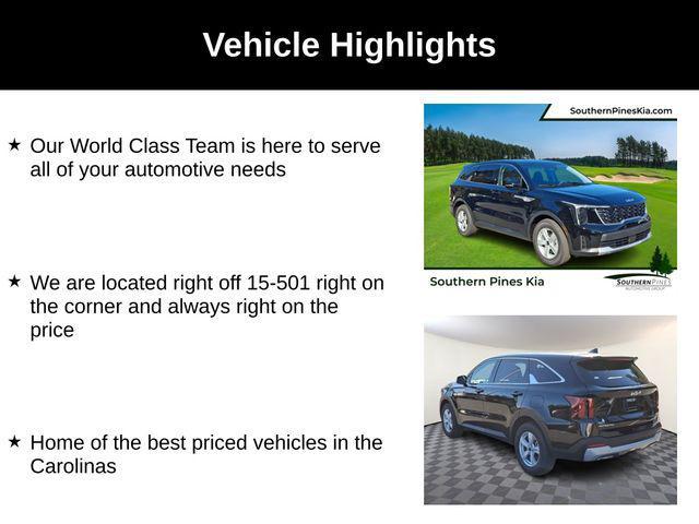 new 2025 Kia Sorento car, priced at $30,390