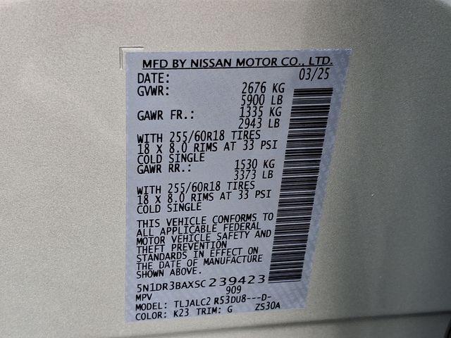 new 2025 Nissan Pathfinder car, priced at $39,839