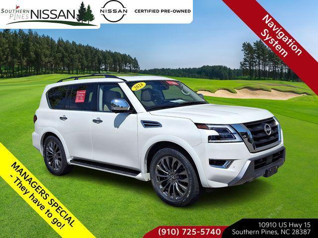 used 2024 Nissan Armada car, priced at $49,400
