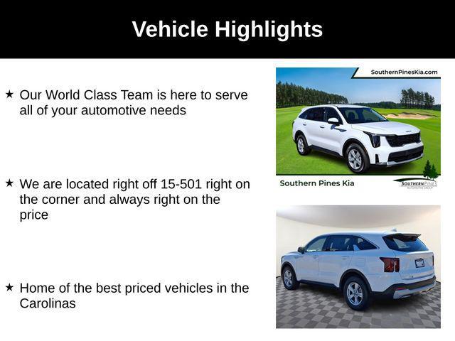 new 2025 Kia Sorento car, priced at $31,582