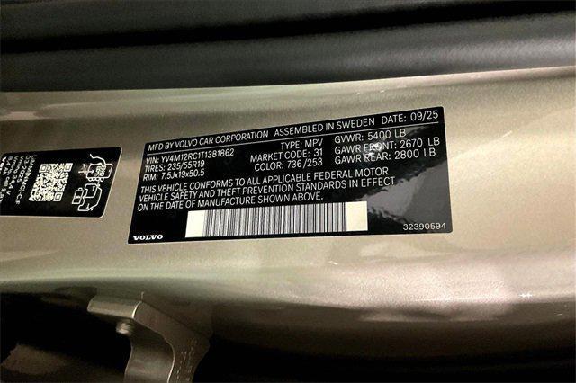 new 2026 Volvo XC60 car, priced at $53,345