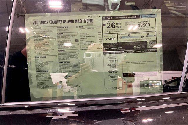 new 2026 Volvo V60 Cross Country car, priced at $52,370