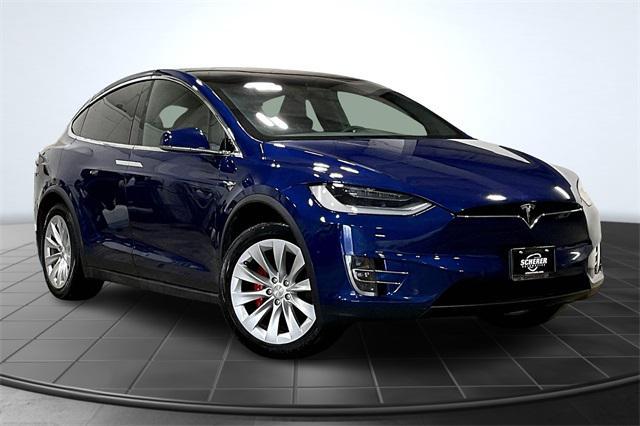 used 2020 Tesla Model X car, priced at $43,100