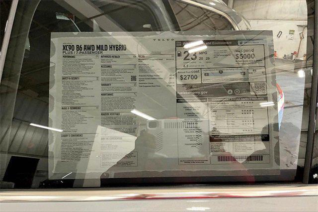 new 2026 Volvo XC90 car, priced at $68,825
