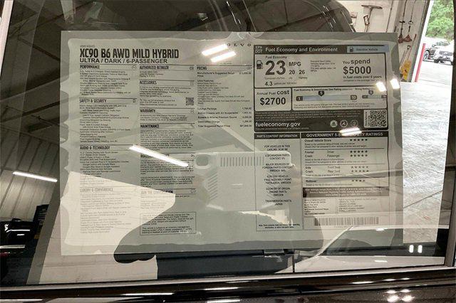new 2026 Volvo XC90 car, priced at $78,845