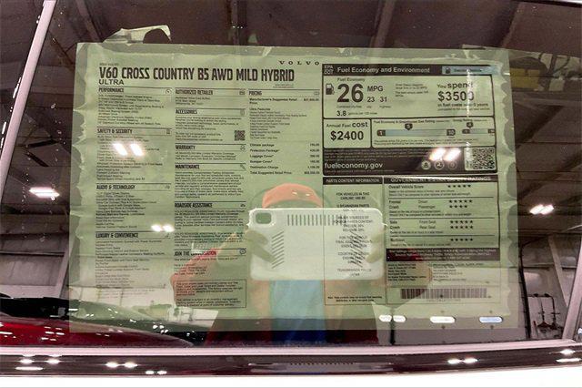 new 2026 Volvo V60 Cross Country car, priced at $59,550