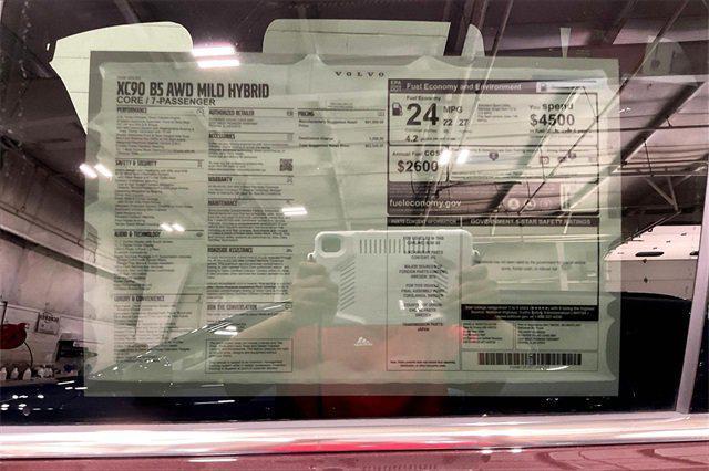 new 2026 Volvo XC90 car, priced at $59,345