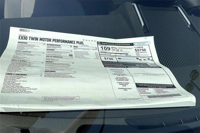 new 2025 Volvo EX30 car, priced at $42,825